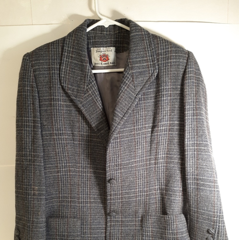 Vintage camel hair women's jacket